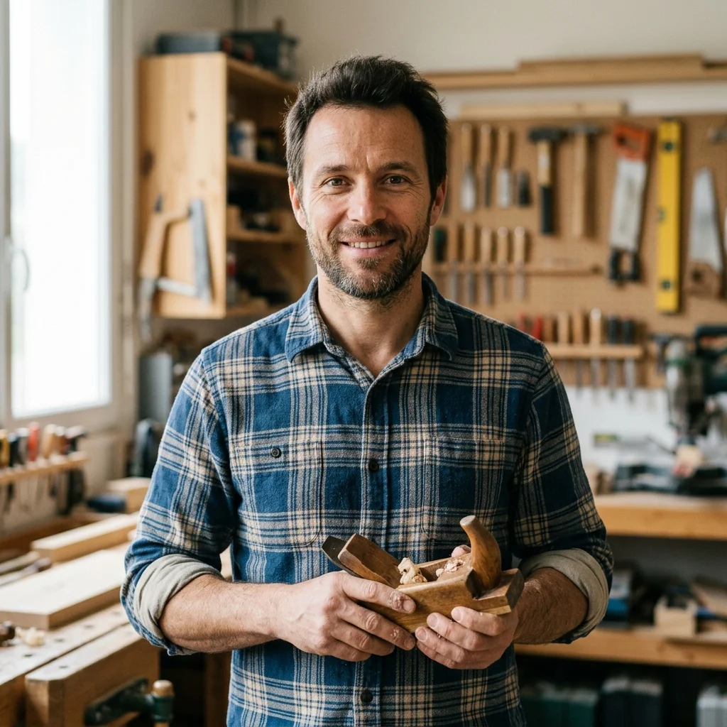 Portrait de Nicolas Nedelec, rédacteur travaux et bricolage chez Poutre et Pinceau
